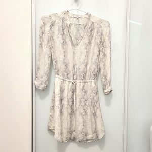 BABATON snakeskin bennett dress (xxs)